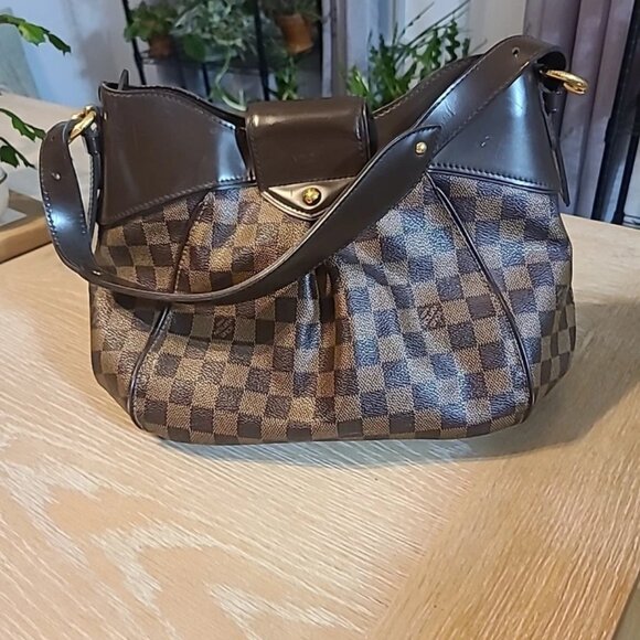 Authentic Louis Vuitton Siena MM Damier Ebene Crossbody Shoulder Handbag - Picture 15 of 16